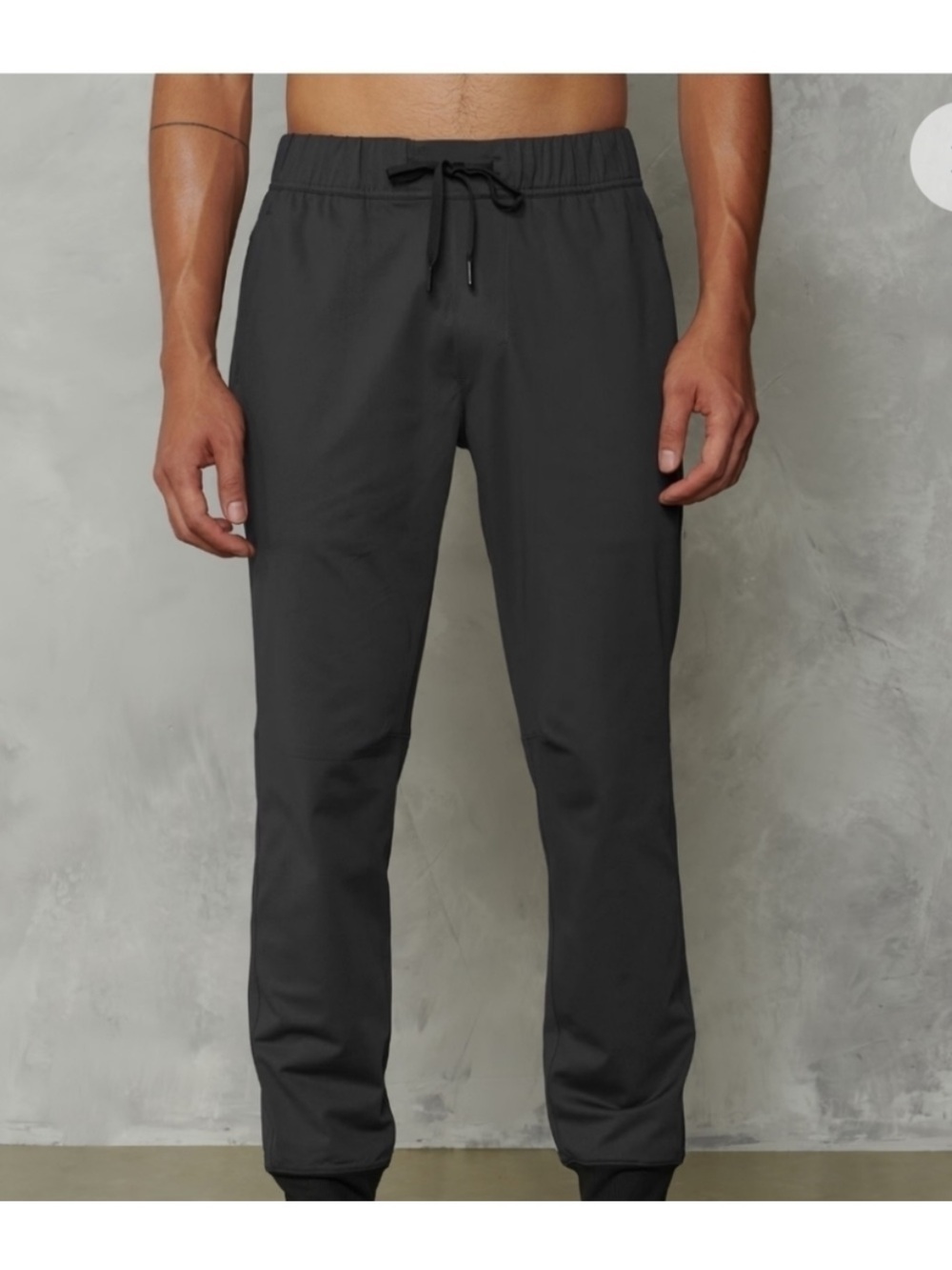 Abercrombie and Fitch gym traveler stretch Jogger Pants, gray size large long